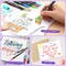 40 Color Brush Pens Set, Kids Adults Artist Fine Point Marker Pens, Watercolor Pens for Lettering, Drawing, Journaling, Note taking, Writing